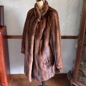Vintage full length mink XL coat.